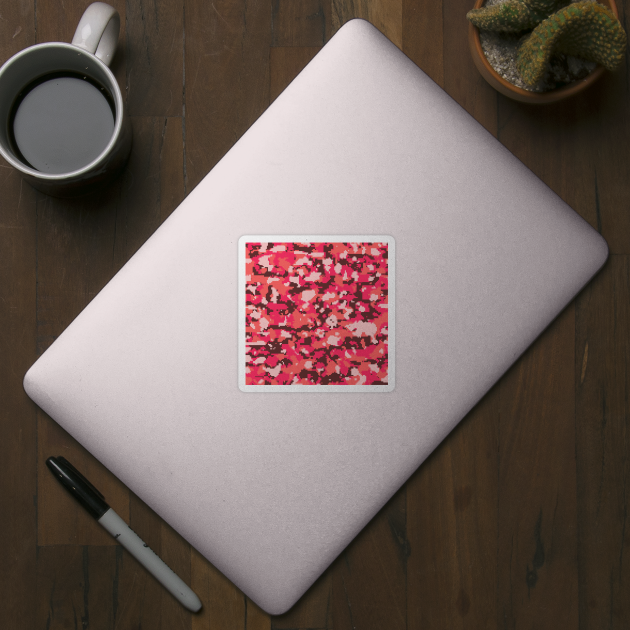 Pink Digital Camouflage by Tshirtstory